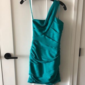 BCBG one shoulder dress